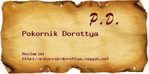 Pokornik Dorottya névjegykártya